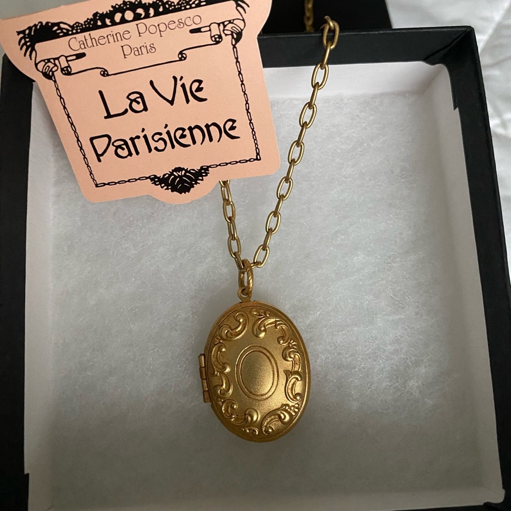 New in box: Catherine Popesco Locket - La Vie Parisienne